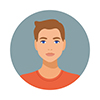 man avatar character isolated icon man avatar character isolated icon vector illustration design