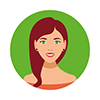 beautiful woman avatar character icon beautiful woman avatar character icon vector illustration design
